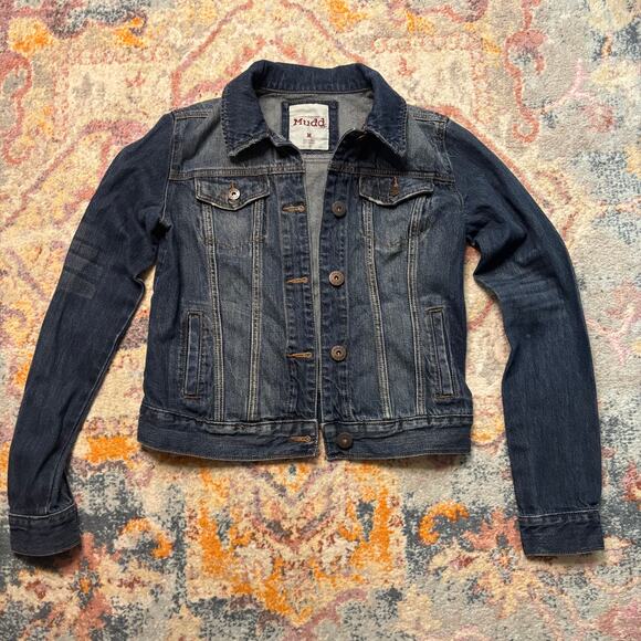 Vintage Y2K Mudd denim jean jacket - Picture 1 of 4